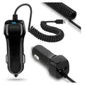 Auto Ladekabel für Nothing Phone 3 / 3a / 3a Pro USB-C Kfz Ladegerät Adapter 15W - Schwarz