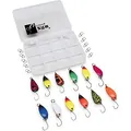 Zite Fishing Forellen-Köder Set 23-TLG - Trout Spoon Set Forelle Barsch - Ultra Light Köder 3g Einzelhaken + Köder-Box - Forellenköder - Forellen Angeln - Spoons-Forelle - Angelzubehör.Forelle