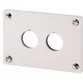 Eaton M22-E2 216543 Einbaurahmen 2 Einbaustellen (Ø x H) 22 mm x 72 mm  Grau ...