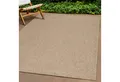 the carpet Teppich Kansas, rechteckig, Höhe: 1 mm, moderner robuster In und Outdoor Teppich Jute Look