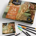 Castle Arts Buntstifte in einer Blechdose, perfekte Farben, inspiriert von Bo...