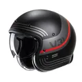 HJC V31 Byron MC1SF Motorrad Jethelm  Gr. M - MC1SF Schwarz Grau Rot