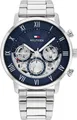 Tommy Hilfiger Multifunktionsuhr CLASSIC 1710569, Quarzuhr, Armbanduhr, Herrenuhr, Datum, Edelstahlarmband