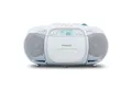 Medion® Kassetten Player (An/Aus Anzeige, Audiokassetten, AUX-Eingang, Batteriebetrieben, CD-Player, CD-R-Wiedergabe, CD-RW-Wiedergabe, FM-Radio, Digitalanzeige, Kassettenwiedergabe, USB, Tragbar, Stereo, Radio, MP3 CD-Wiedergabe, On/Off Switch, MW/UKW Radio, Netzbetrieben, Lautstärkeregelung, 2x 20W max., LC-Display, 30 Senderspeichern, USB)