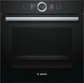 Bosch HSG636BB1 Serie 8 Backofen Elektro 4D Heißluft / Dampfbackofen, schwarz, A