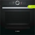 Bosch Dampfbackofen HSG636BB1 Einbau 71l schwarz  Series 8 60cm Edelstahl