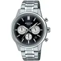 CASIO EDIFICE Quarzuhr Edifice Chronograph Stahl/Schwarz schwarz
