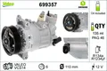 VALEO 699357 Compressor, air conditioning for AUDI,AUDI (FAW),PROTON,SEAT,SKODA,