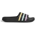 adidas Performance ADILETTE AQUA K CBLACK/ORGTIN/HALMIN Badeschuh 34 EU
