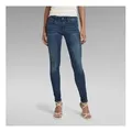 G-Star für Damen. D05281-6553-89 Jeans Midge Zip Mid-Waist Skinny Skinny blau (23/24), Lässig, Baumwolle, Denim