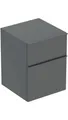 Geberit iCon Seitenschrank, 2 Schubladen 45x60x47,6cm, lava
