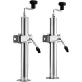 Xpotool Anhängerstütze 2 Stück, Höhenverstellbar 510-760 Mm, 130 X 90 X 760 Mm, Abstellstütze Mit 2 Klemmhaltern Ø 48 Mm, Anhänger