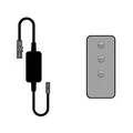 kalb LED Funk Controller Set mit Fernbedienung, dimmbar, 12V 24V DC, max. 3A, 36W bis 72W, kompatibel mit kalb System, für LED Beleuchtung Innenbereich, Memory Funktion