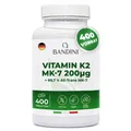 Bandini® Vitamin K2 400 Tabletten MK-7 200µg VEGAN | Menachinon 7