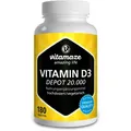 VITAMIN D3 20.000 I.E. Depot hochdosiert Tabletten 180 St PZN 13815270