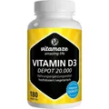 VITAMIN D3 20.000 I.E. Depot hochdosiert Tabletten 180 St. PZN 13815270