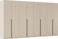 rauch Drehtürenschrank Kleiderschrank Schrank Garderobe Wäscheschrank BESTSELLER MONTCLAR (3 Ausstattungen BASIC/CLASSIC/PREMIUM (SOFT-CLOSE), Breiten 201-400 cm) Front in Glas/Hochglanz/Dekor/Grauspiegel in 5 Breiten MADE IN GERMANY