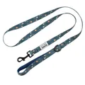 Arizona Hotdogs Hundeleine 1,5m | Griffschlaufe mit Neoprenpolster | Moonlight Dunkelblau mit Sternen | M