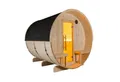 HARVIA Fasssauna Harvia Kuusi 240 Canopy Fasssauna aus Fichte Gartensauna mit