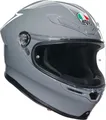 AGV K6 S Helm Integralhelm Motorradhelm Rollerhelm mit Sonnenblende grau S 2118395001012005
