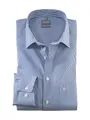 OLYMP Herren Oberhemd Langarm - Level Five, Comfort Fit, 100% Baumwolle & NY Kent Kragen - Pflegeleichtes Hemd Herren - Marine 18-46