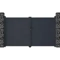 Drehtor NAZARIO, Aluminium massiv, anthrazitfarbig - 300 × 173 cm (B × H) - Grau
