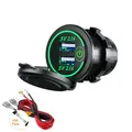 Thlevel Auto USB Ladegerät KFZ USB Steckdose 5V 4.2A Schnellladung mit LED