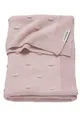 Meyco Baby Babydecke - 75x100cm - gestrickte Kuscheldecke - 100% weiche Baumwolle - Oeko Tex Zertifiziert - vielseitig einsetzbar - kuschelig & atmungsaktiv - 75x100cm - Knots - Rosa