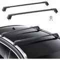 Dachträger Aluminium Querträger Auto 90 kg Universal Dachgepäckträger