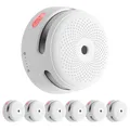 Smart Rauchmelder WLAN Rauchwarnmelder App Feueralarm Brandmelder Haus Funk Set