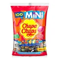 Chupa Chups Mini Classic Lutscher-Beutel 100 Mini-Lollis 5 Geschmäcker 100 x 6g