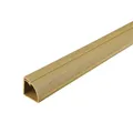 D-Line Design Kabelkanal 22x22mm holzoptik 2 m, Viertelkreis Leitungskanäle