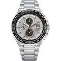 Citizen AT8234-85A Eco Drive Uhr Herrenuhr Titan Datum grau - Silber