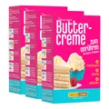 DECOCINO Vanille Buttercreme Fertigmischung (3x250g) - ideal für Torten &