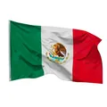 Mexiko Flagge 90x150cm  wetterbeständige Fahne mit Messingösen, 100% Polyeste...