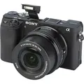 Sony Alpha 6400 Kit 16-50mm Systemkamera Body + Objektiv - Schwarz