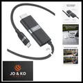 Nano USB-C auf HDMI-Kabel Adapter mit 140W PD Schnelllade-Port, 4K@60Hz HDMI ...