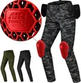 SHIMA Giro 3.0 Motorrad Hose Damen mit Protektoren AirForce Knieprotektoren Motorradhose Kurzgrößen Hosen für Mann Protektorenhose Textilhose Urban Stretch Cargohose Lang (Frauen, Camo, 24/32)