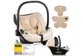 lionelo Babyschale ASTRID I-SIZE, ab: ab Geburt, bis: bis 87 cm, ab: 40,00 cm, bis: 87,00 cm, (Set), Sehr stabiler Träger, Höhenverstellung, Modernes Design