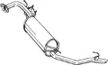 BOSAL 282-949 Endschalldämpfer Für HONDA Rear Muffler