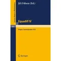Equadiff IV Proceedings, Prague, August 22-26, 1977