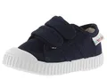 victoria Sneaker Unisex 1915 Canvas & Doppel-Klettverschluss & Verstärkte Spitze 136606 für Kinder Marino 24