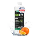 BiOHY Bodenreiniger für Wischroboter Station mit Orangenduft (1l Flasche) | Reinigungsmittel Konzentrat für alle Wisch & Saugroboter mit Nass-Funktion | Schaumarm & Streifenfrei | Für alle Böden