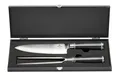 CHEF CUISINE International Tranchierbesteck aus Damast, Chef-Messer und Tranchiergabel