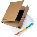 Pagna Dokumentenmappe 2-Ring-Mechanik Kraftpapier Natur (A4, 1x) (30500-11)