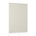 Sekey Plissee Faltrollo Klemmfix ohne Bohren Beige 80x200cm