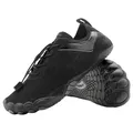 Freiluftkind Das Original – Kokoda rutschfeste Barfußschuhe (Schwarz/Größe EU 48) – Der perfekte Barfußschuh für Dein Abenteuer – Barfusslaufschuhe Barfuss Schuhe Barefoot Shoes