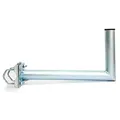 PremiumX Balkonausleger 45cm Stahl Geländerhalterung Balkonhalter SAT-Antenne Mast-Ausleger Halterung für Satellitenschüssel