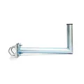Premium X Balkonausleger 45cm Stahl Geländerhalterung Balkonhalter SAT-Antenne Mast-Ausleger Halterung für Satellitenschüssel