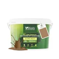 Veluxis Wandfarbe Braun Beige Gold Matt Innenfarbe – Deckkraft Klasse 1, VOC-frei, Ohne Grundierung, Tropfarm – Wohnzimmer & Schlafzimmer – 2,5L (Certain Cinnamon)